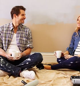 Couple qui fait des rénovations à Bruxelles