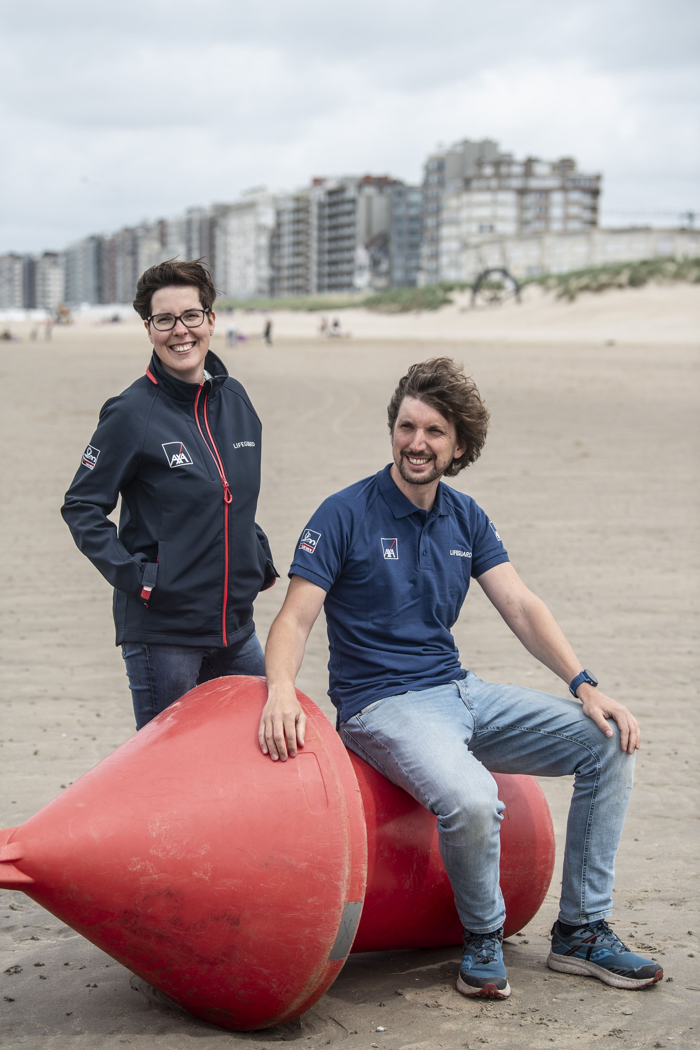 An Beun, IKWV en Korneel Boeve, hoofdredder Koksijde