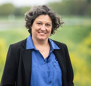 Ann van Griensven, professeure d’hydrologie et d’ingénierie hydraulique à la Vrije Universiteit Brussel (VUB) et directrice de la chaire AXA “Water Quality and Global Change”