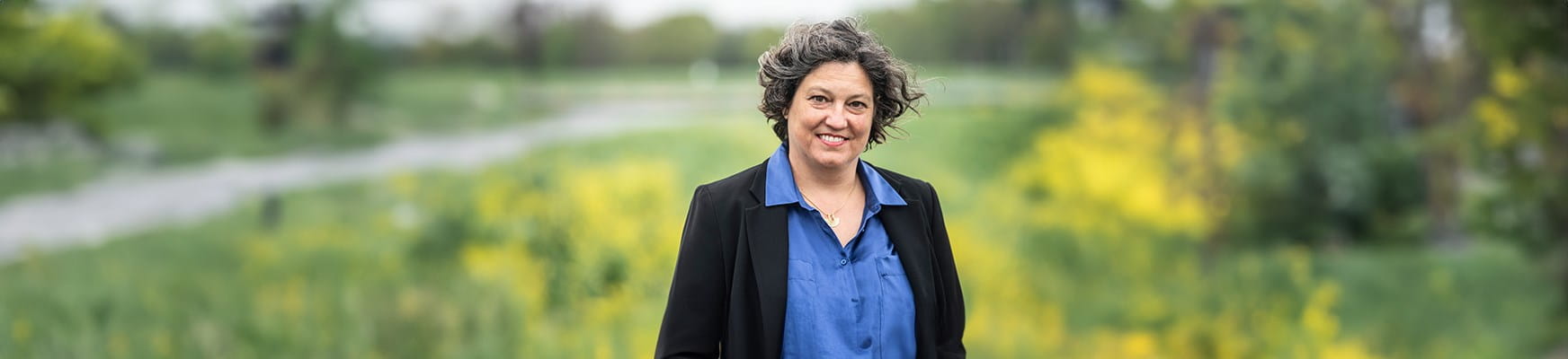 Ann Van Griensven, professor hydrologie en waterbouwkunde aan de VUB en directeur van de AXA-leerstoel Water Quality and Global Change