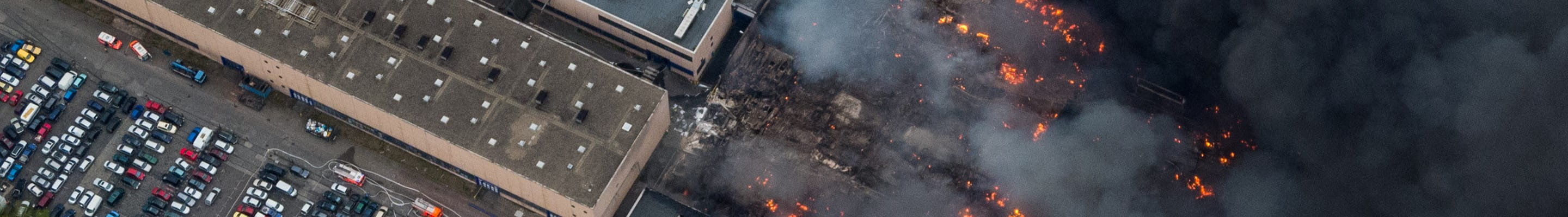 Incendie dans un bâtiment du secteur public