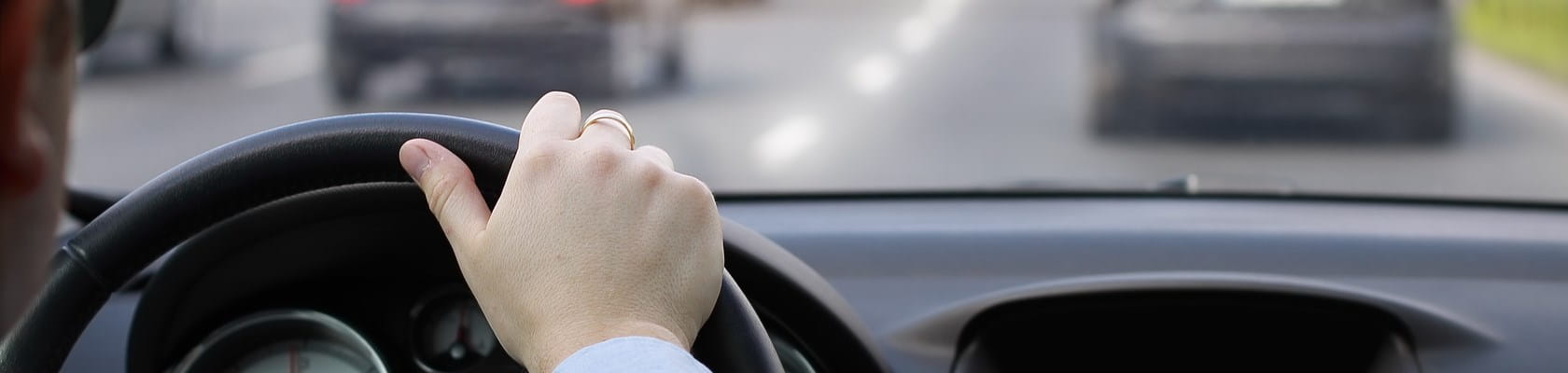 Bestuurder met een risicovol rijgedrag.