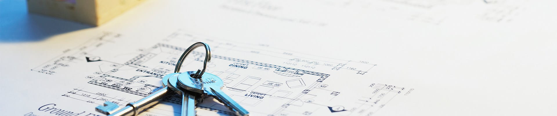 Plan van een huis in België dat onlangs werd aangekocht.