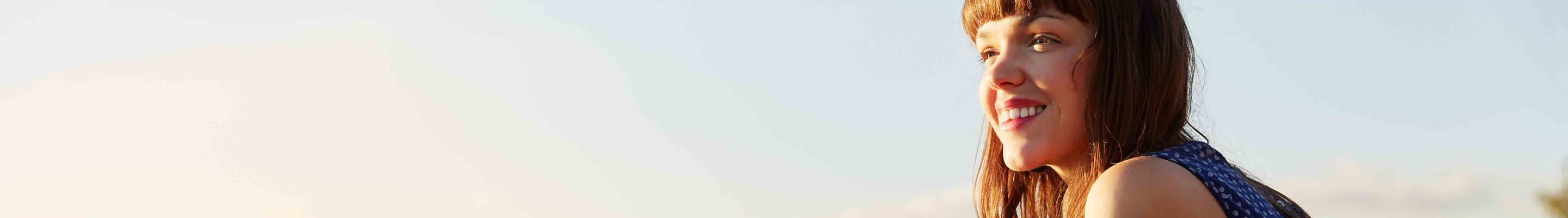 Femme en bonne santé heureuse